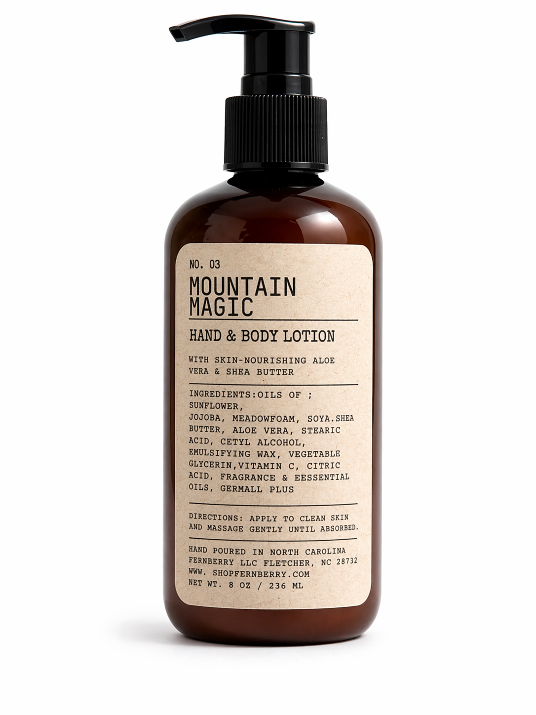 Mountain Magic | 8 oz Hand + Body Lotion