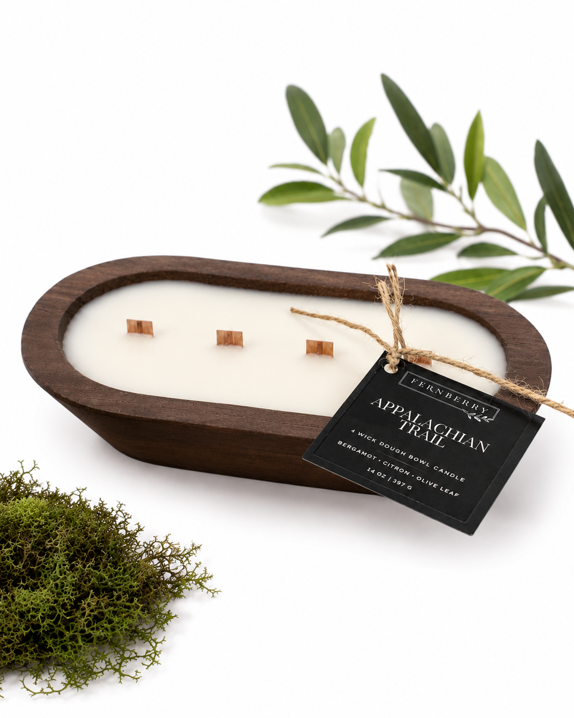 Appalachian Trail | 4-Wick Dough Bowl Candle
