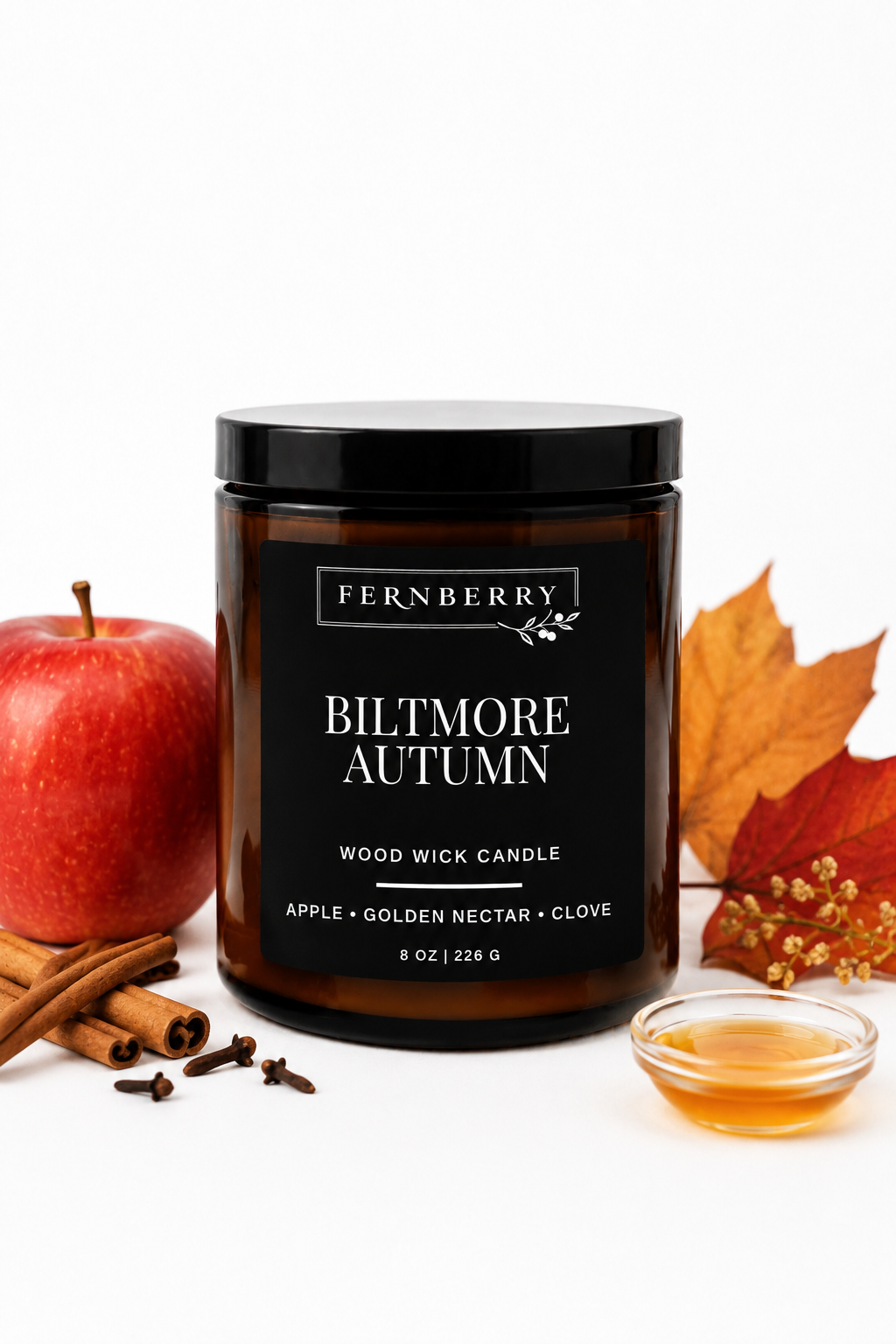 Biltmore Autumn | 8 oz. Wood Wick Candle