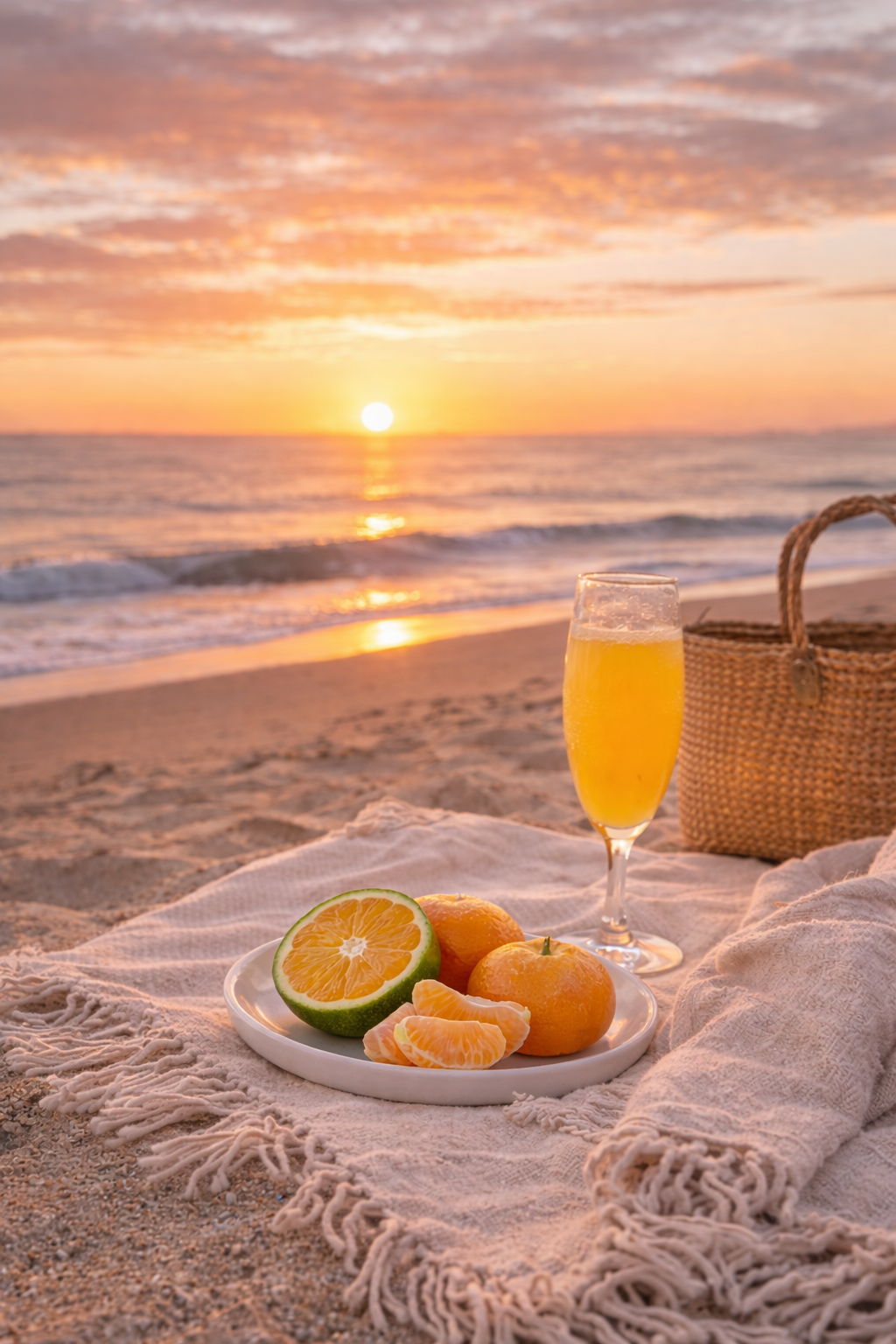 Sunlit Bergamot | 8 oz Wood Wick Candle