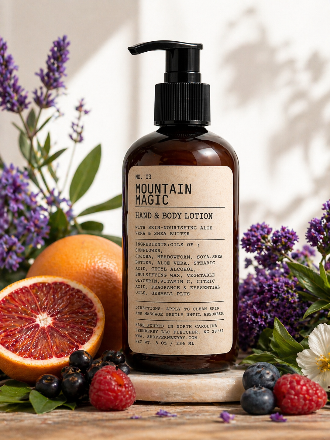 Mountain Magic | 8 oz Hand + Body Lotion