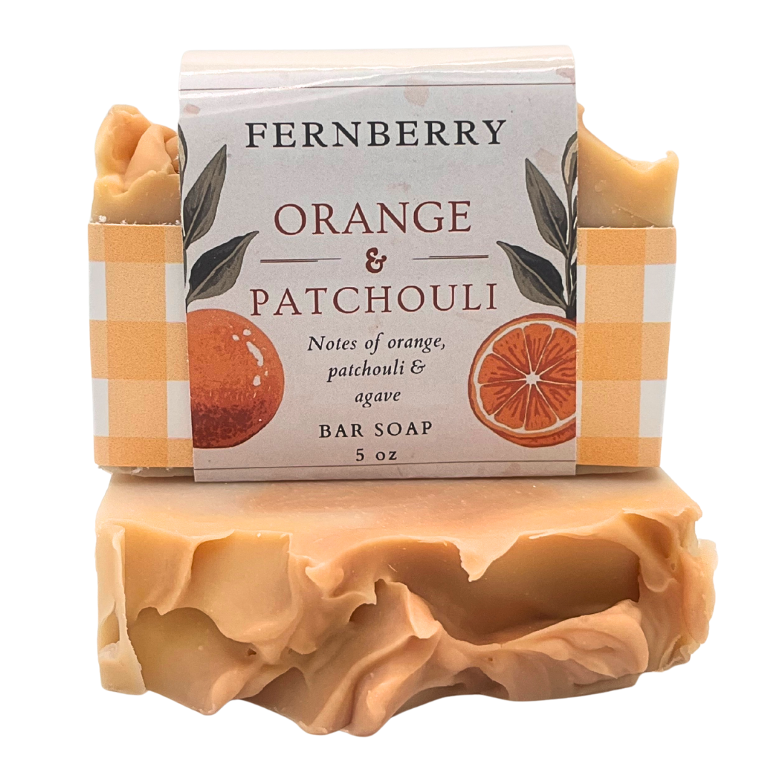 Orange & Patchouli - Handcrafted Vegan Soap
