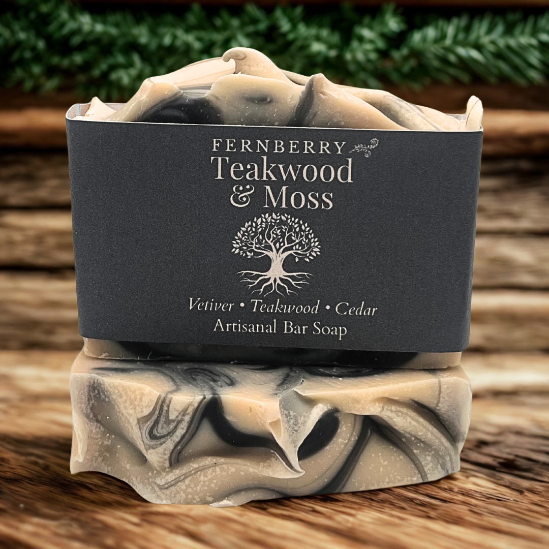 Teakwood & Moss 2oz Soap Sample