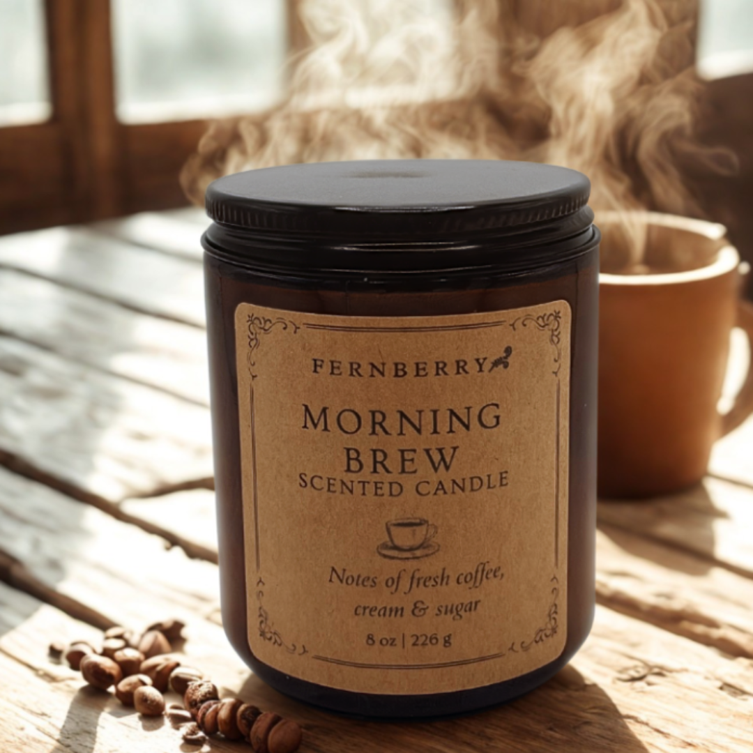 Morning Brew- 8oz Wood Wick Candle