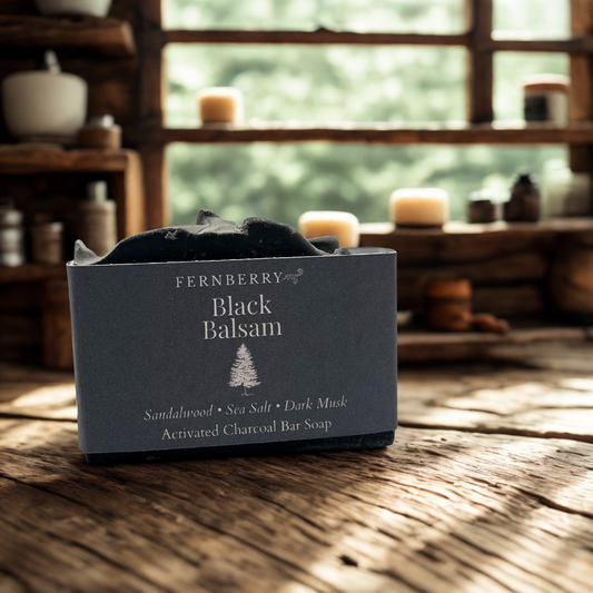 Black Balsam - Activated Charcoal Handmade Vegan Soap