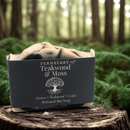 Teakwood & Moss - Handcrafted Vegan Soap