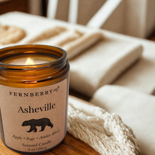 Asheville- 8oz Wood Wick Candle