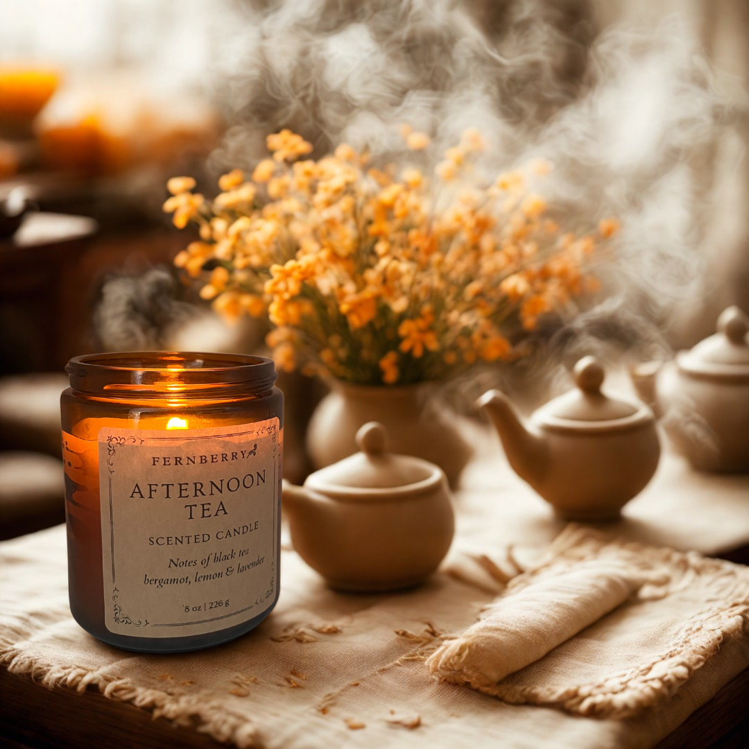 Afternoon Tea- 8oz Wood Wick Candle