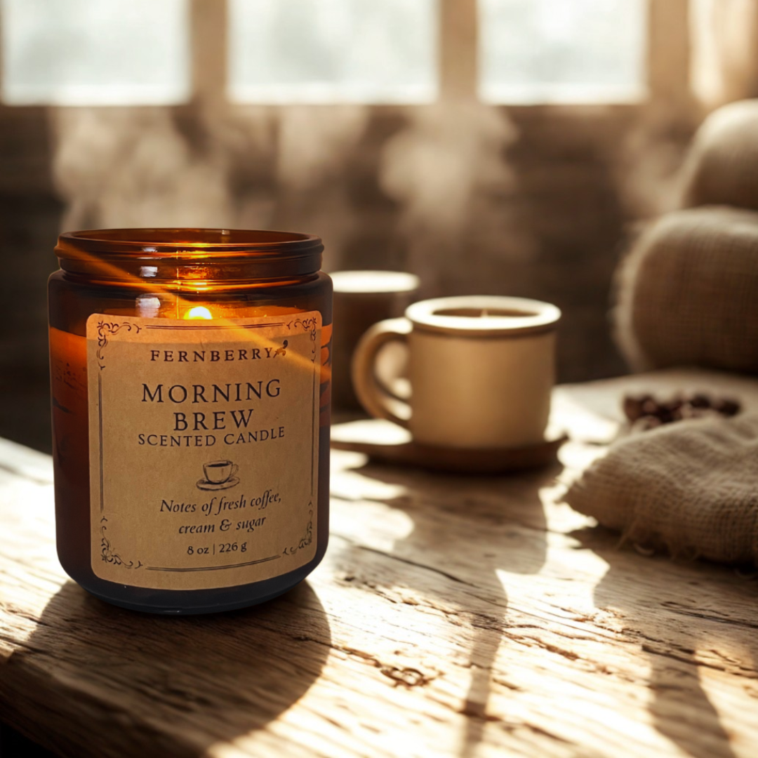 Morning Brew- 8oz Wood Wick Candle