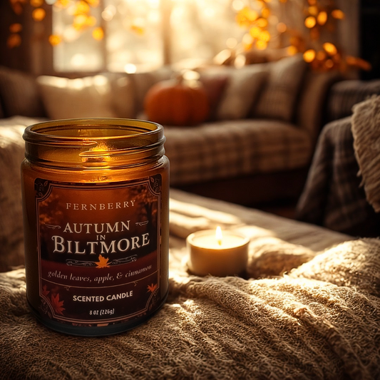 Autumn In Biltmore Wood Wick Candle | Fall Collection