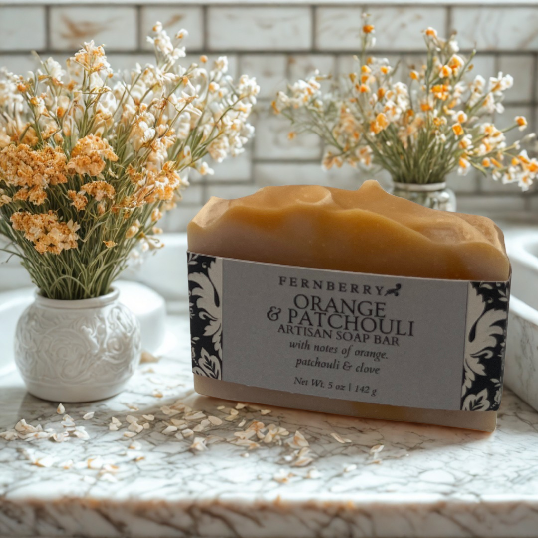 Orange & Patchouli - Handcrafted Vegan Soap