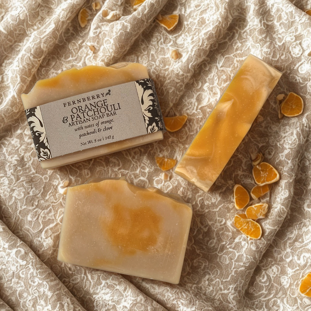 Orange & Patchouli - Handcrafted Vegan Soap