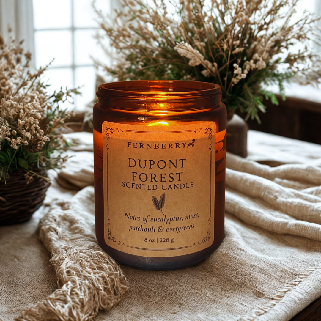 DuPont Forest- 8oz Wood Wick Candle