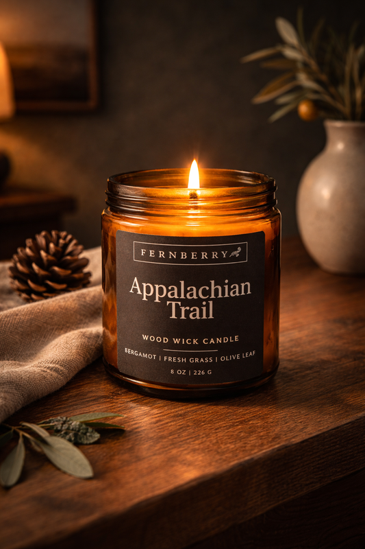Appalachian Trail- 8oz Wood Wick Candle
