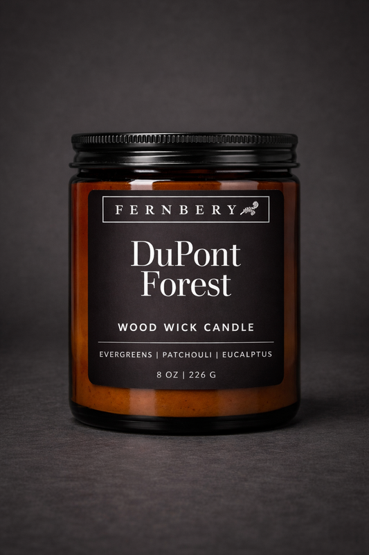 DuPont Forest- 8oz Wood Wick Candle