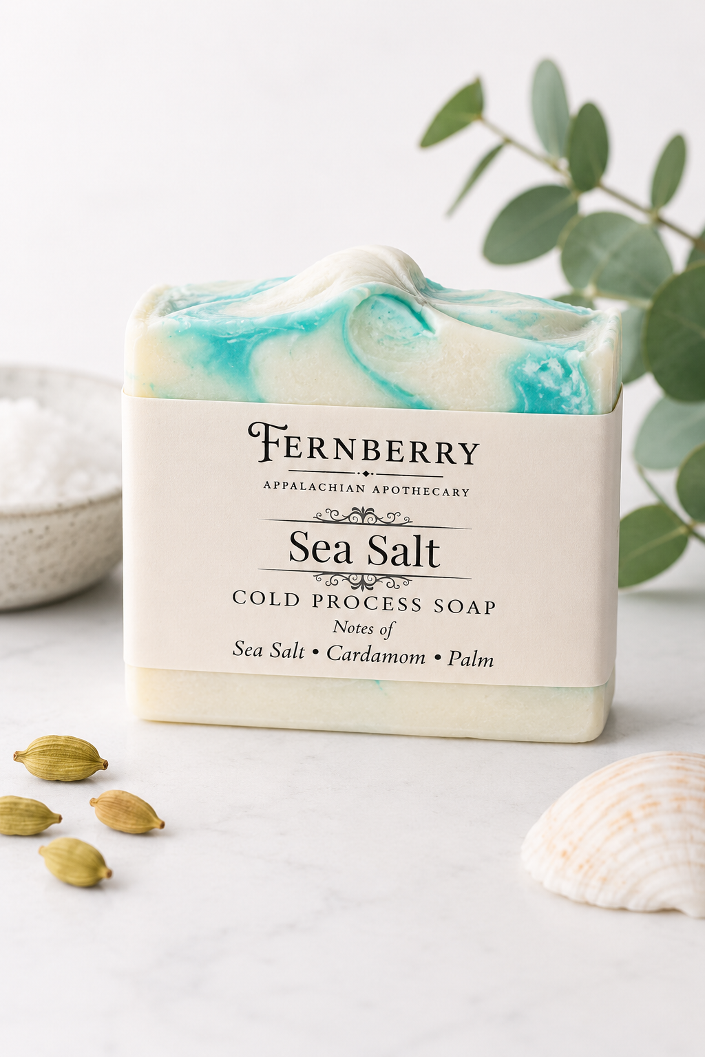 Sea Salt | 5 oz. Handcrafted Vegan Soap