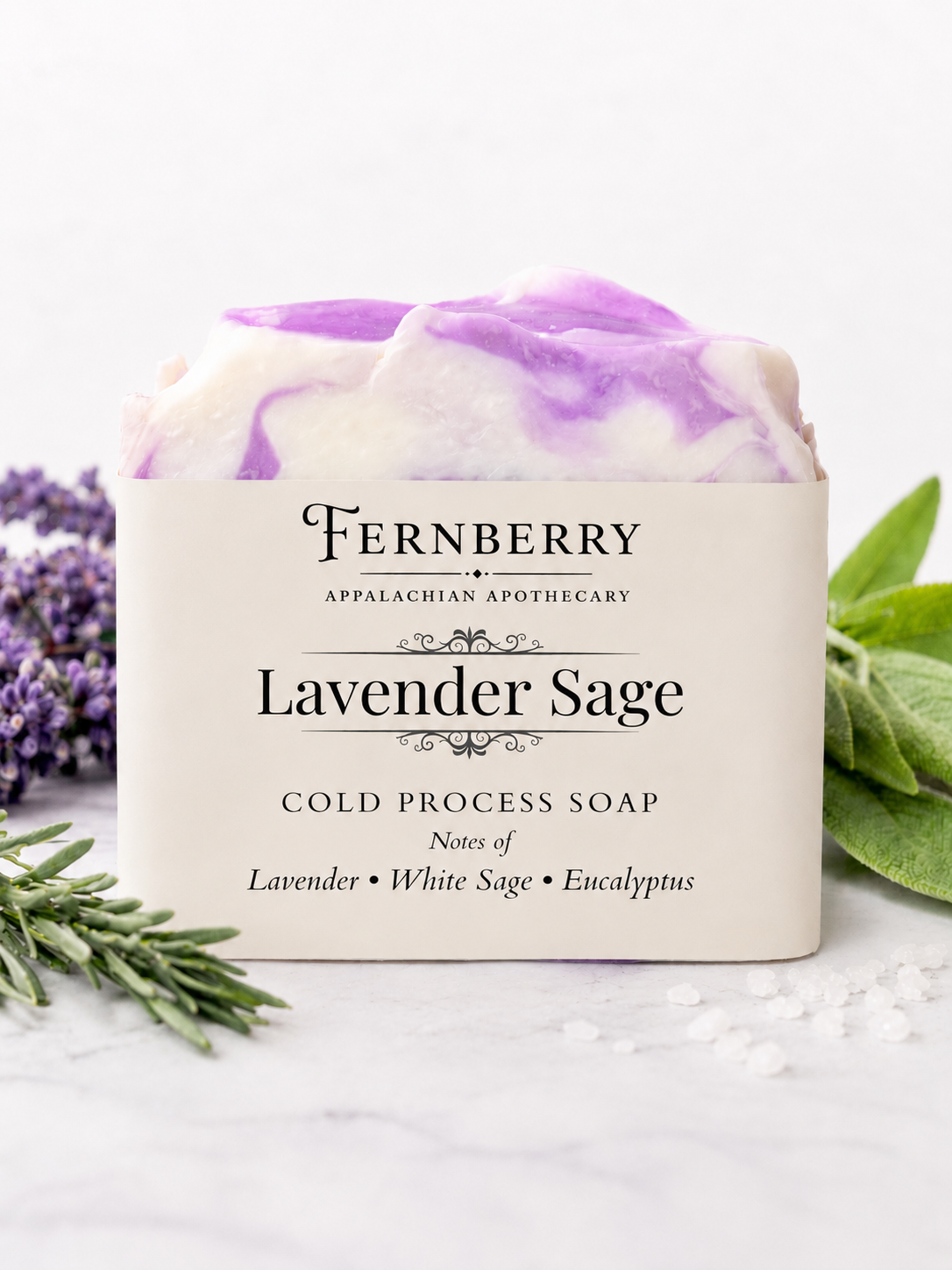 Lavender Sage | 5 oz. Handcrafted Vegan Soap