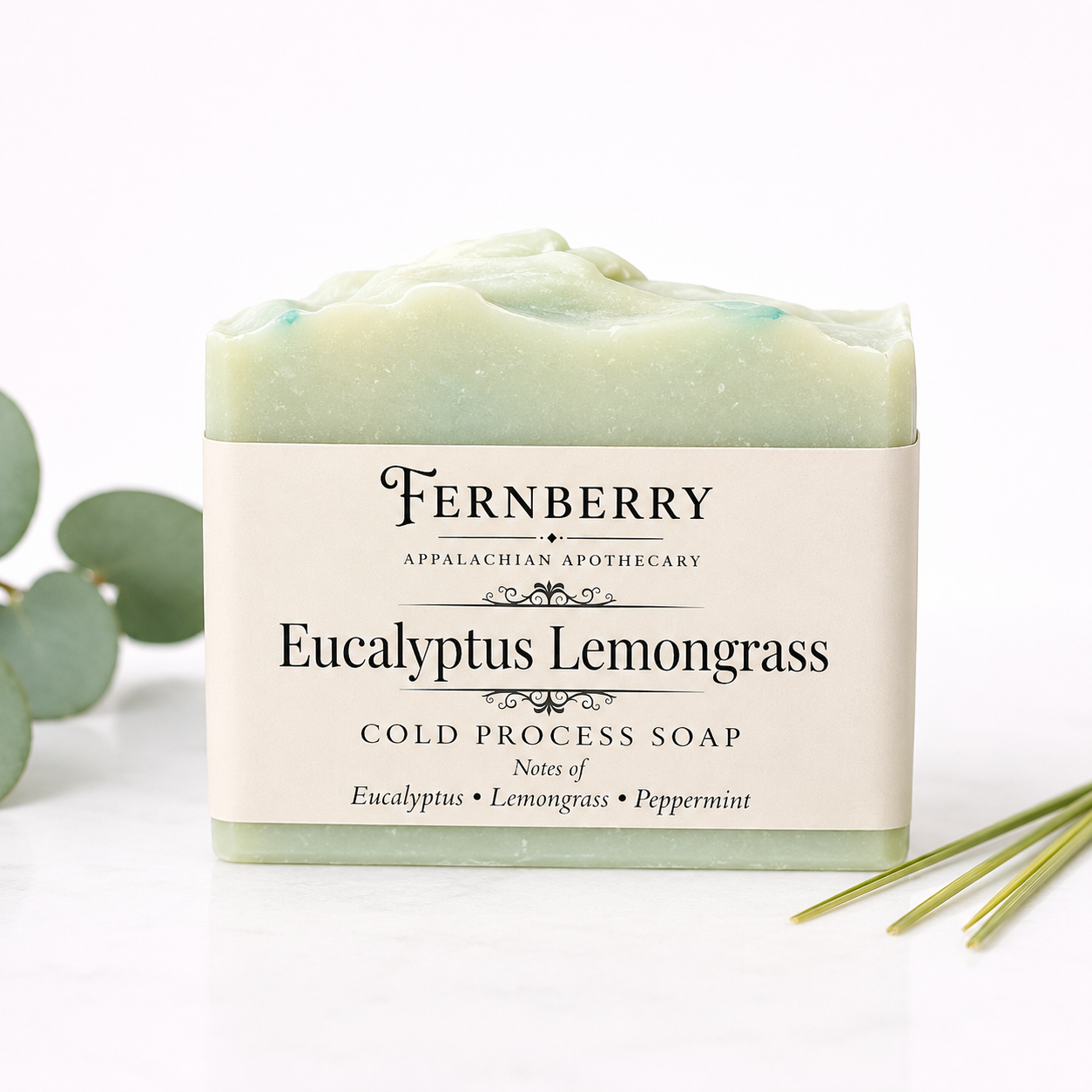 Eucalyptus Lemongrass | 5 oz. Handcrafted Vegan Soap