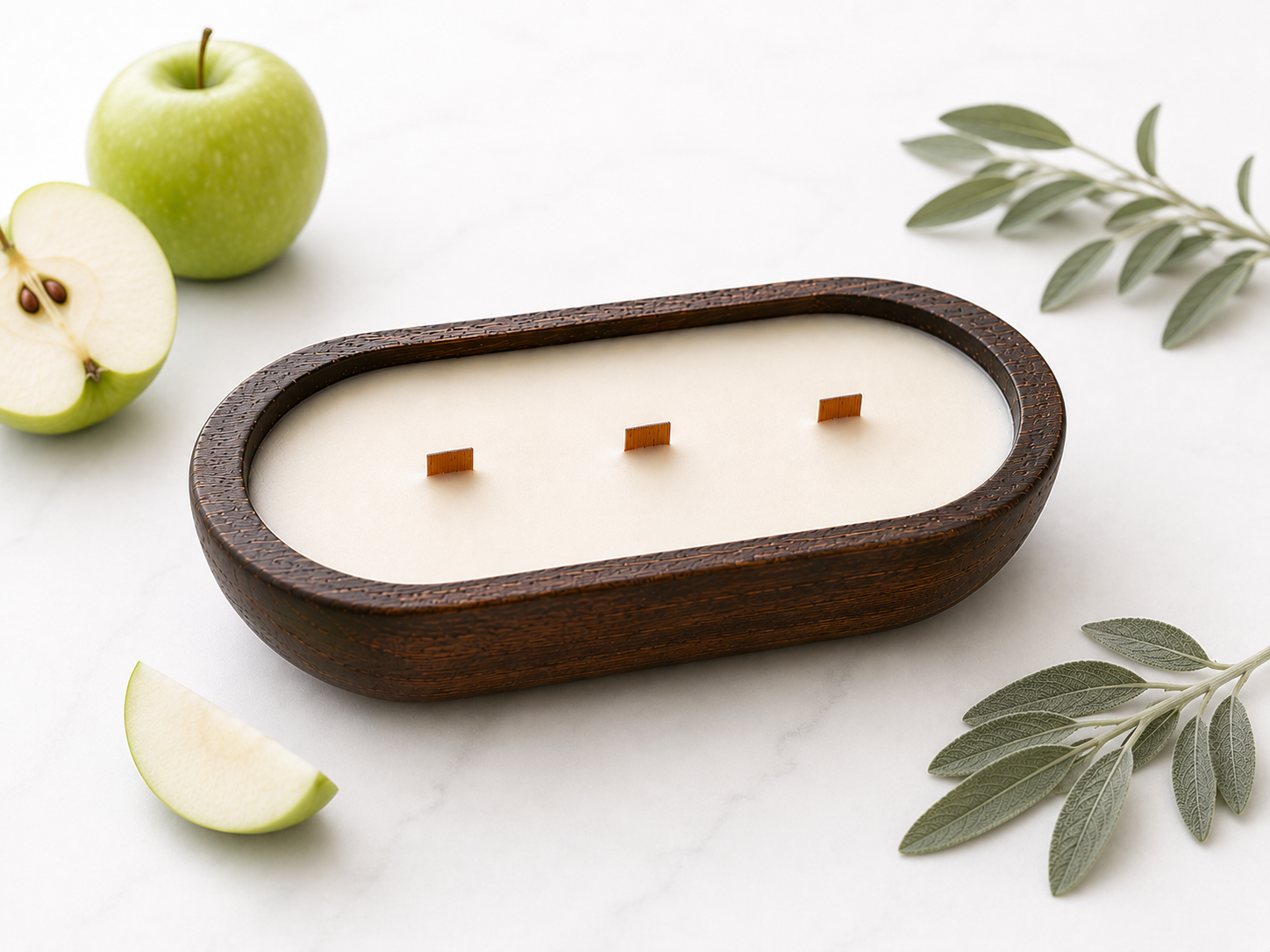 Asheville | Three Wick Dough Bowl Candle