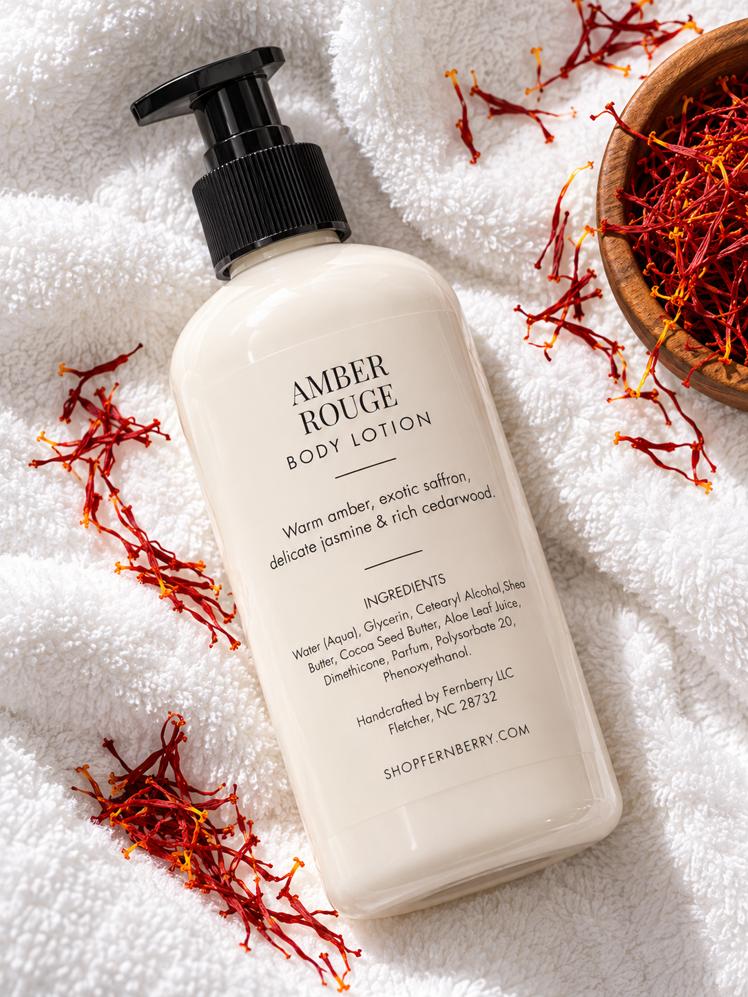 Amber Rouge | 8.5 oz Hand + Body Lotion