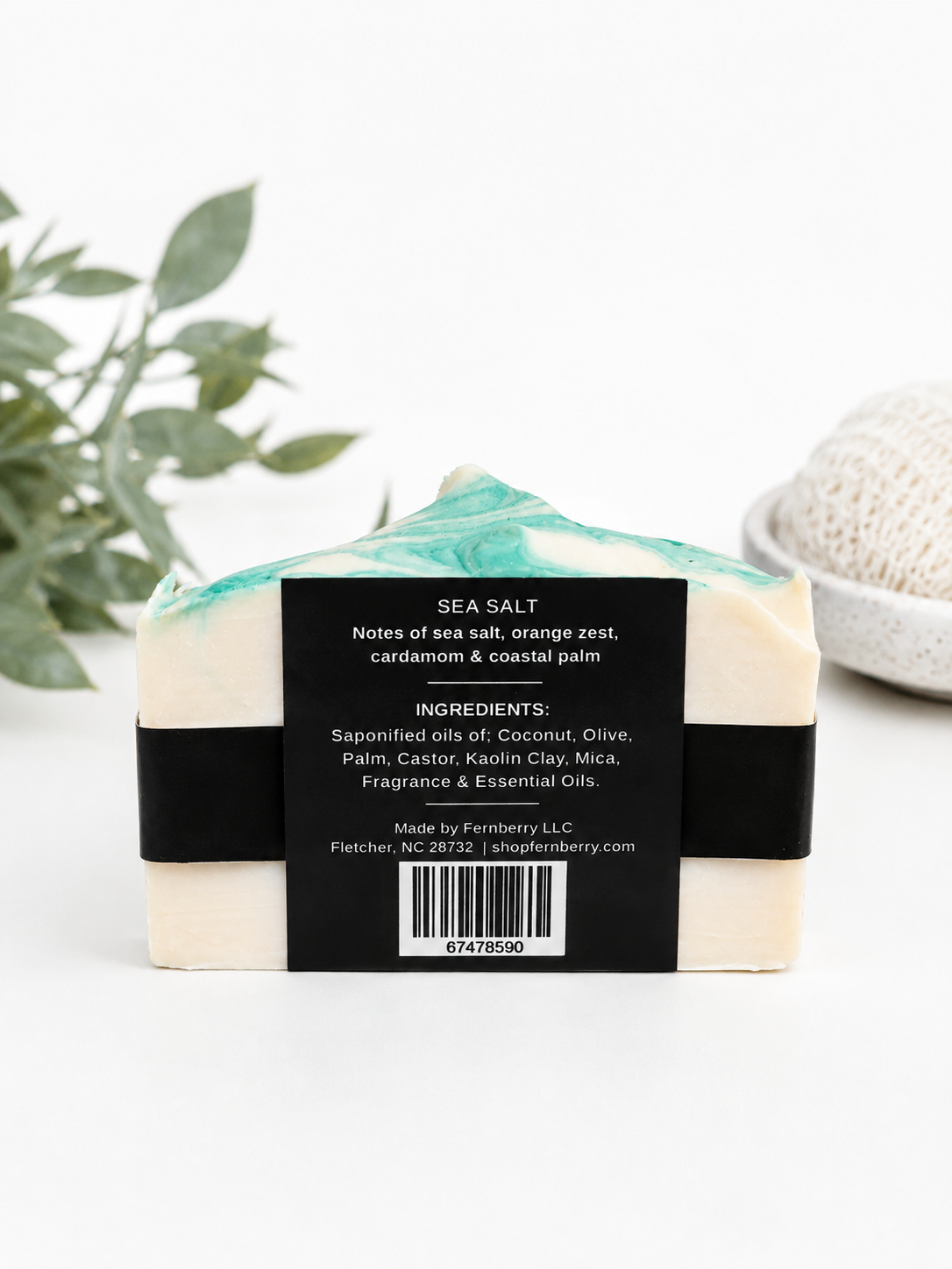 Sea Salt | 4.5 oz. Handcrafted Vegan Soap