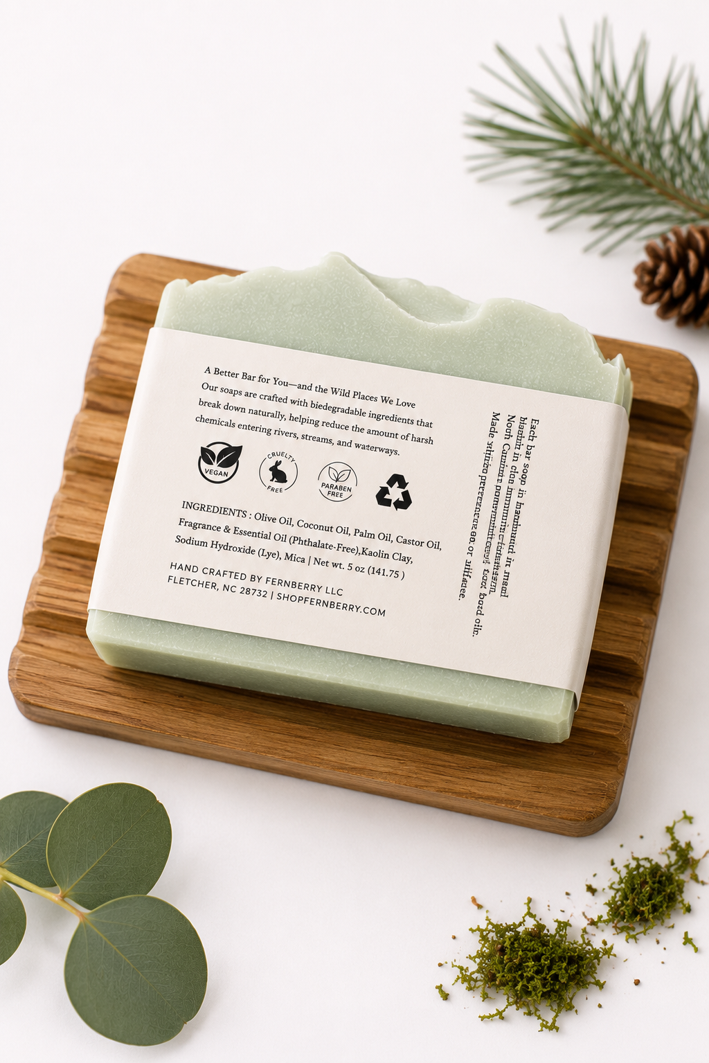 DuPont Forest | 4.5 oz. Handcrafted Vegan Soap Bar