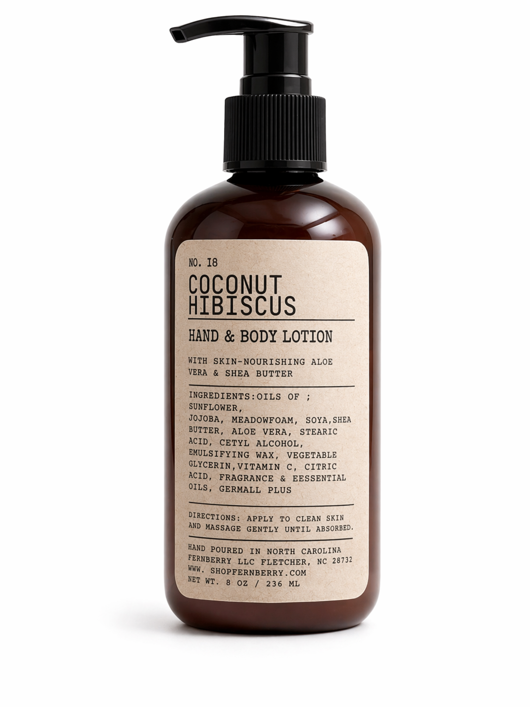 Coconut Hibiscus | 8 oz Hand + Body Lotion