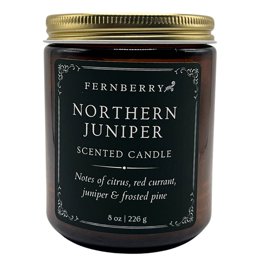 Northern Juniper | 8 oz Wood Wick Candle