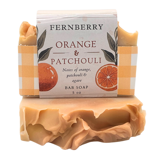 Orange & Patchouli - Handcrafted Vegan Soap