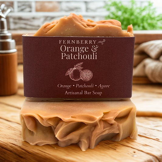 Orange & Patchouli 2oz Soap Sample