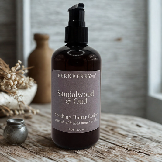 Sandalwood & Oud | Soothing Butter Lotion 8oz.