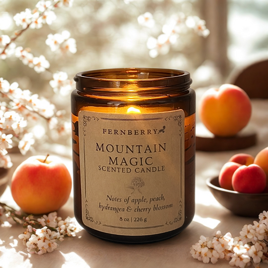 Mountain Magic- 8oz Wood Wick Candle