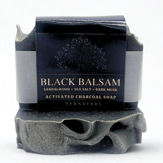 Black Balsam - Activated Charcoal Handmade Vegan Soap