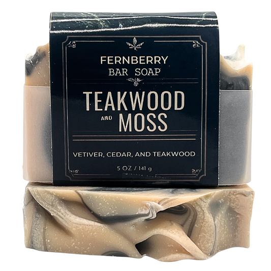 Teakwood & Moss - Handcrafted Vegan Soap