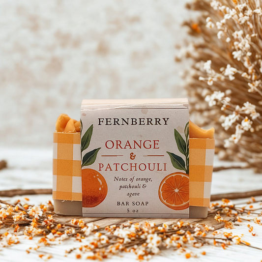 Orange & Patchouli - Handcrafted Vegan Soap
