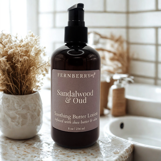 Sandalwood & Oud | Soothing Butter Lotion 8oz.