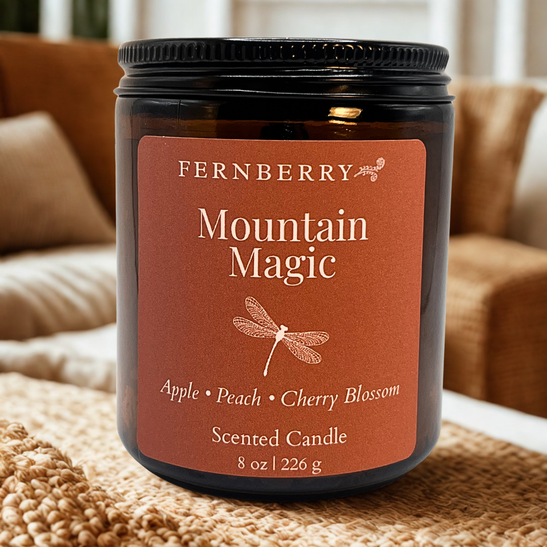 Mountain Magic- 8oz Wood Wick Candle