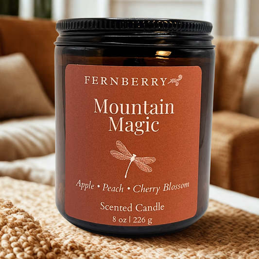Mountain Magic- 8oz Wood Wick Candle