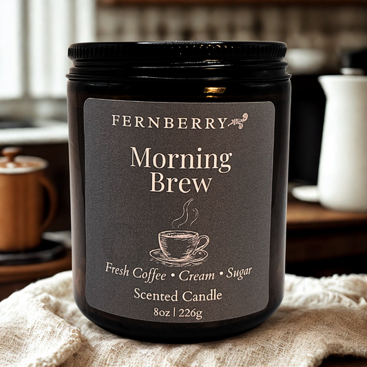 Morning Brew- 8oz Wood Wick Candle