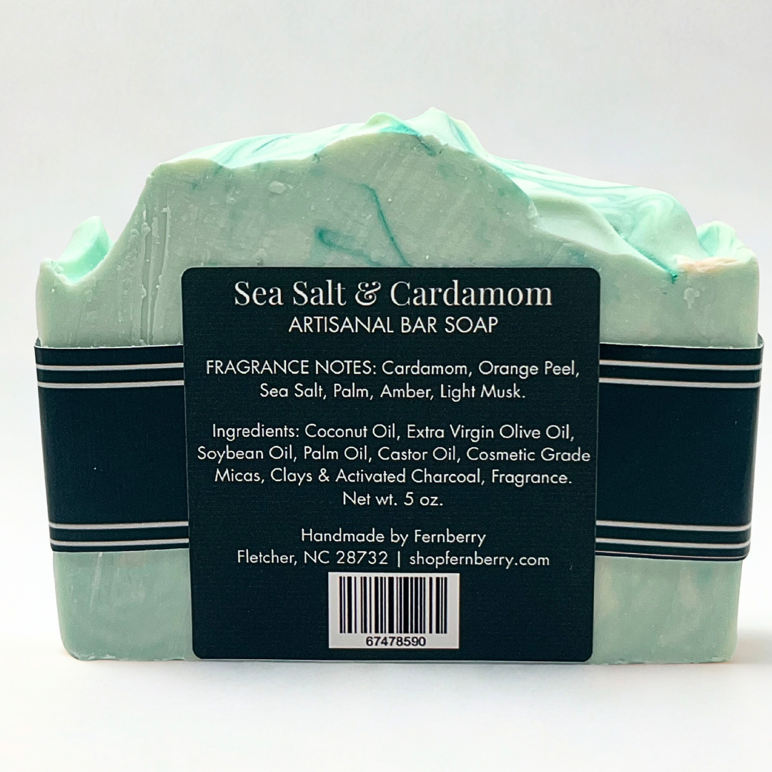 Sea Salt & Cardamom | Handcrafted Vegan Soap
