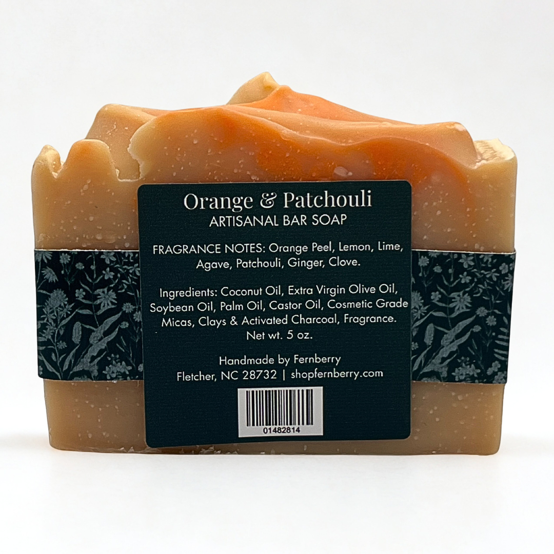 Orange & Patchouli - Handcrafted Vegan Soap