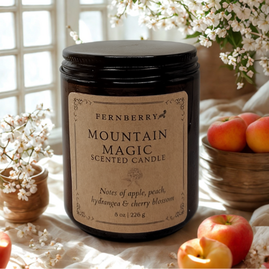 Mountain Magic- 8oz Wood Wick Candle