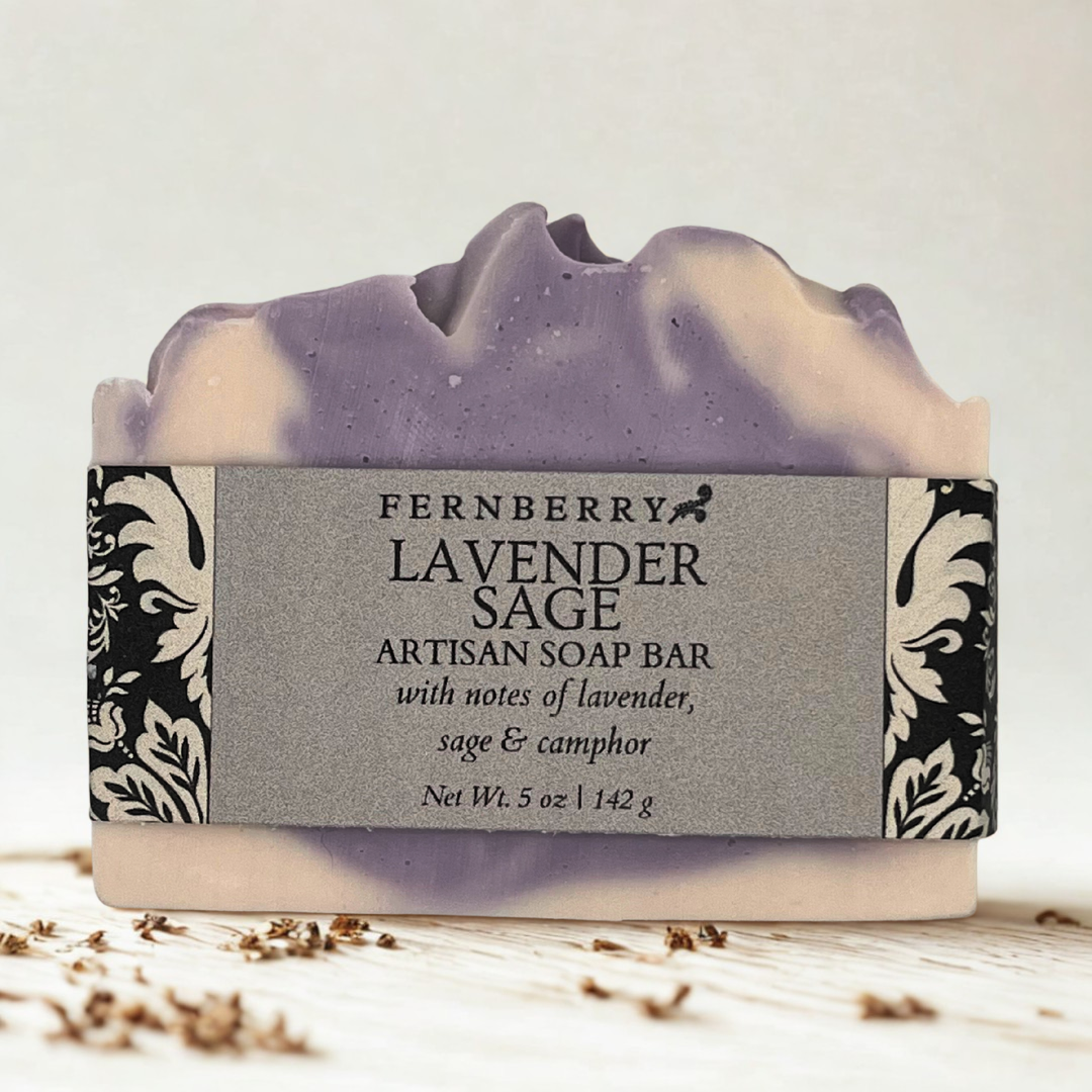 Lavender Sage- Handcrafted Vegan Soap Bar