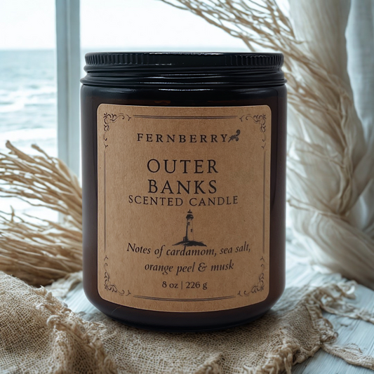 Outer Banks- 8oz Wood Wick Candle