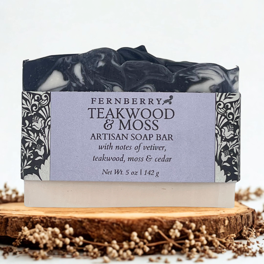 Teakwood & Moss 2oz Soap Sample