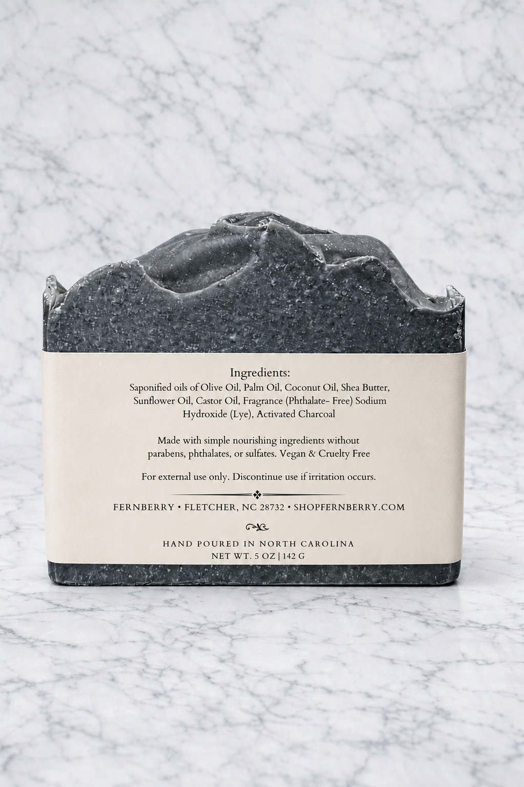 Black Balsam | 5 oz. Activated Charcoal Vegan Soap