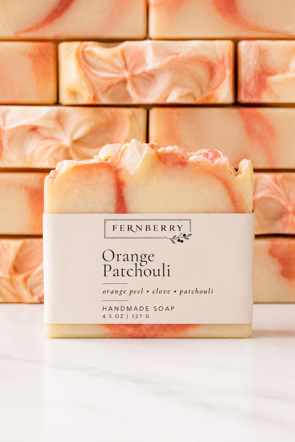 Orange Patchouli | 4.5 oz. Handcrafted Vegan Soap