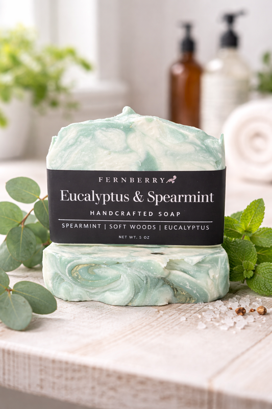 Eucalyptus & Spearmint | 5 oz. Handcrafted Vegan Soap
