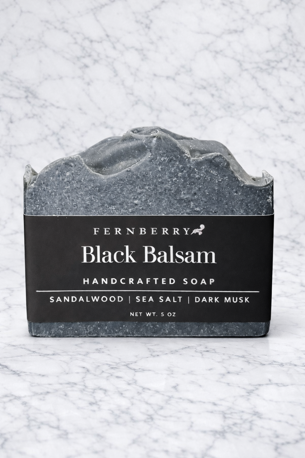 Black Balsam | 5 oz. Activated Charcoal Vegan Soap