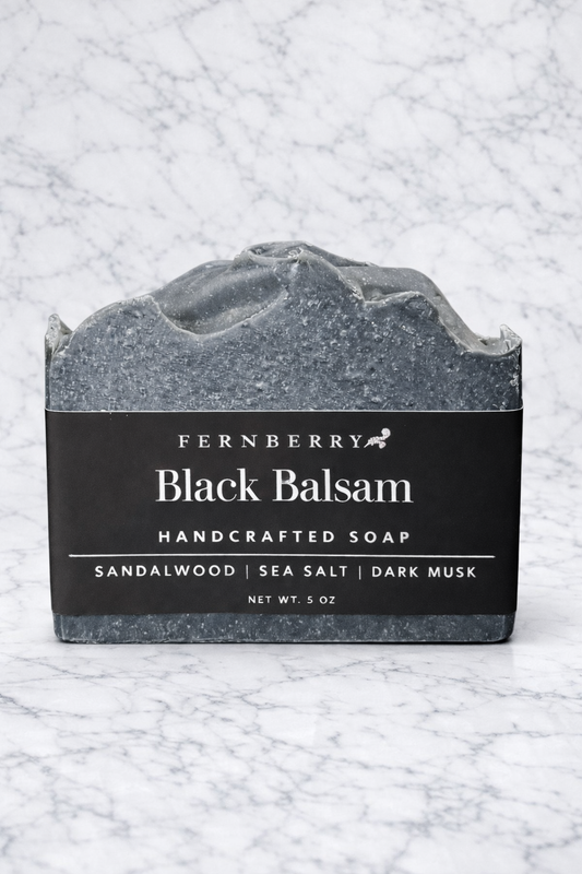 Black Balsam | 5 oz. Activated Charcoal Vegan Soap